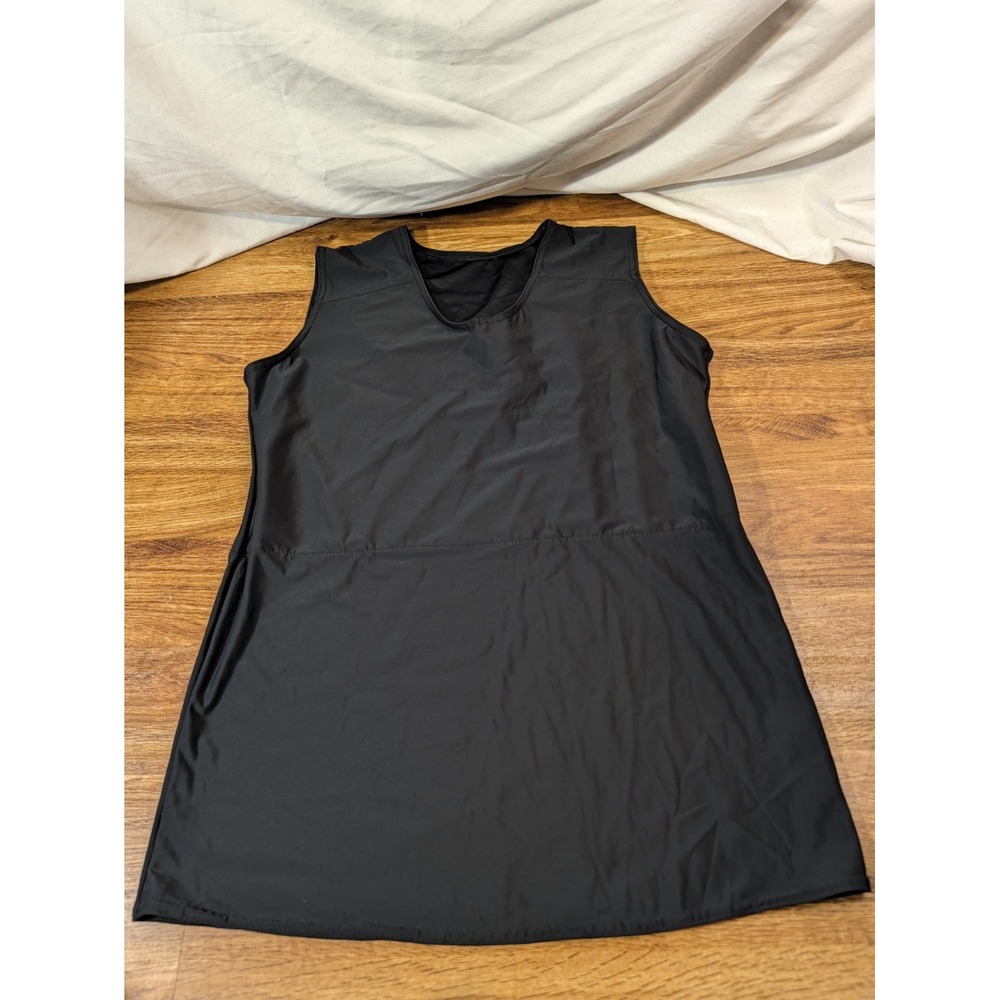 GC2B Size 4XL Full Length Black Chest Binder Compression Shirt FTM transgender
